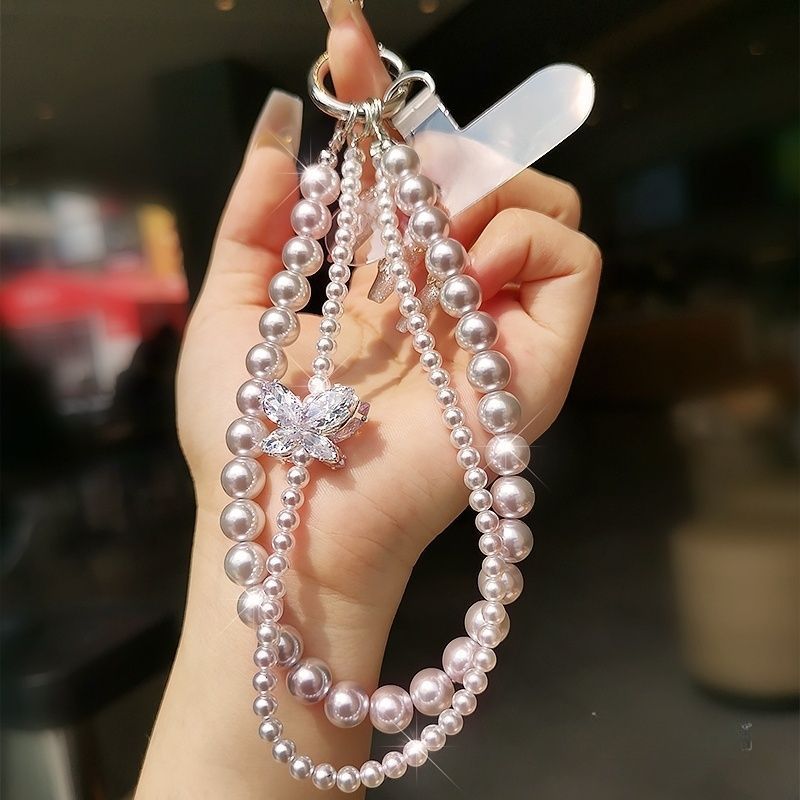 Elegant Pearl Pendant Keychain Kalsten