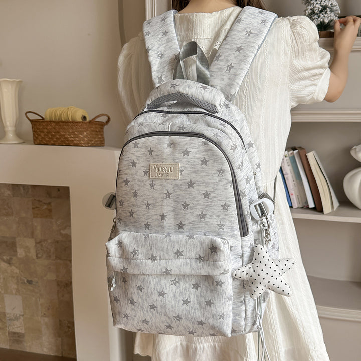 Fun Star-Printed School Backpack Kalsten
