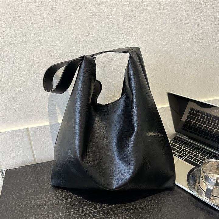 Stylish Leather Hobo Bag