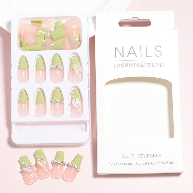 Premium Decorative Press-On Nail Set Kalsten