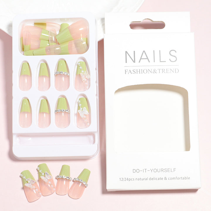 Premium Decorative Press-On Nail Set Kalsten