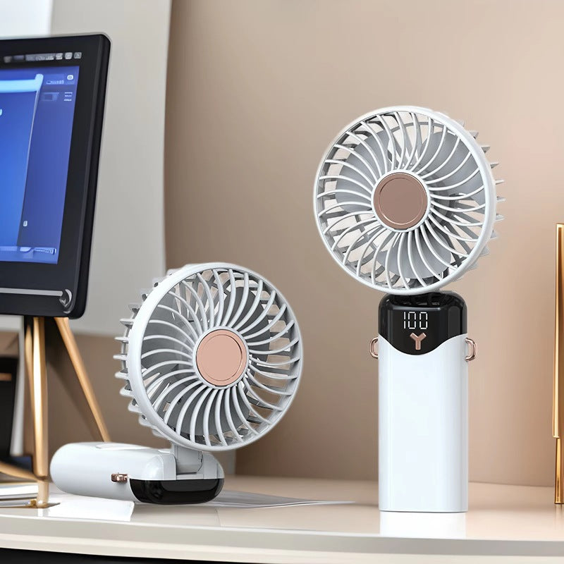 Portable battery fan with digital display Kalsten