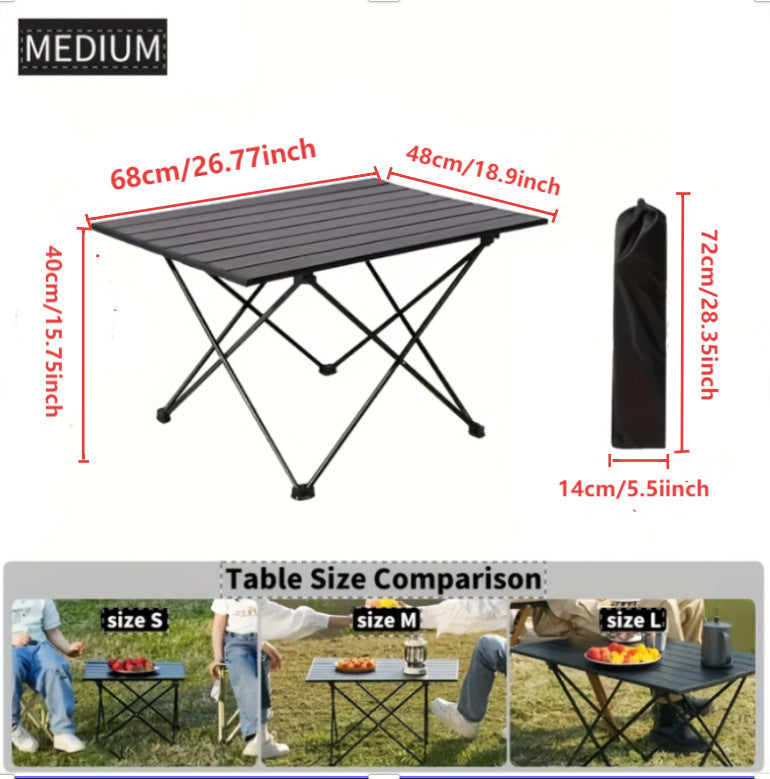 Ladies Lightweight Camping Folding Table Kalsten