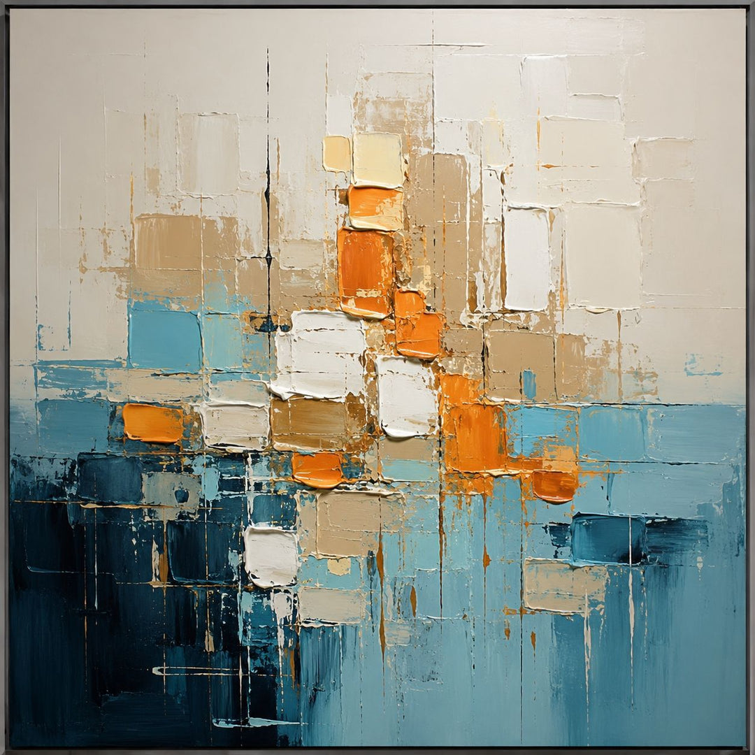 Abstract Geometric Canvas Art
