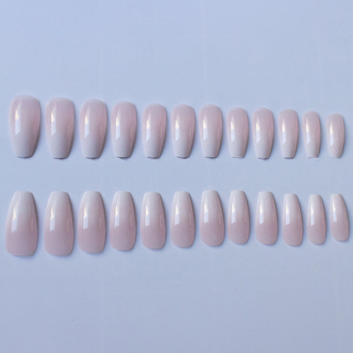 Elegant Faux Almond Shape Press-On Nails
