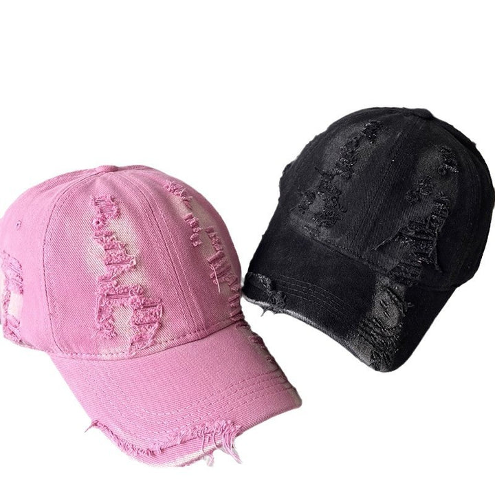 Women's Distressed Vintage-Inspired Baseball Cap Kalsten