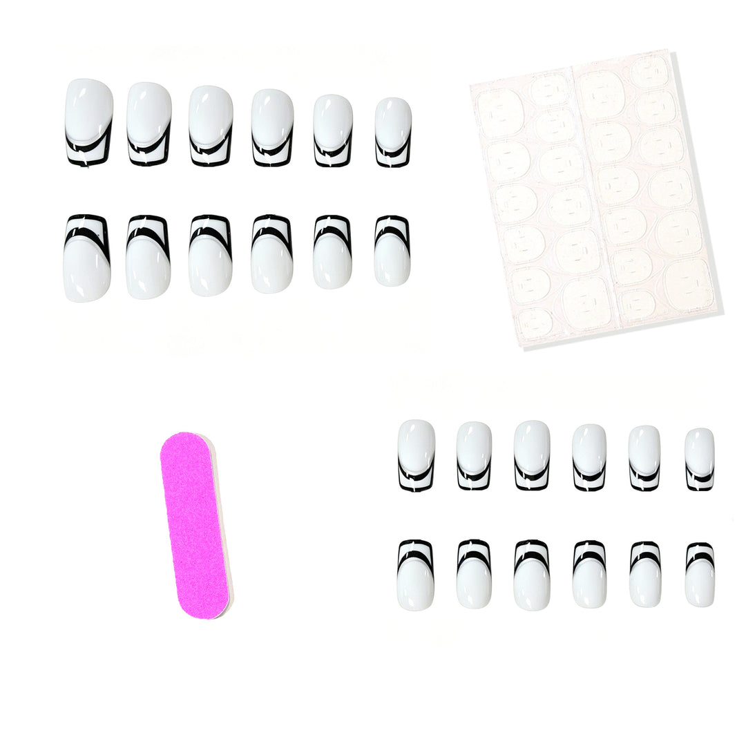 Elegant Geometric Nail Art Kalsten