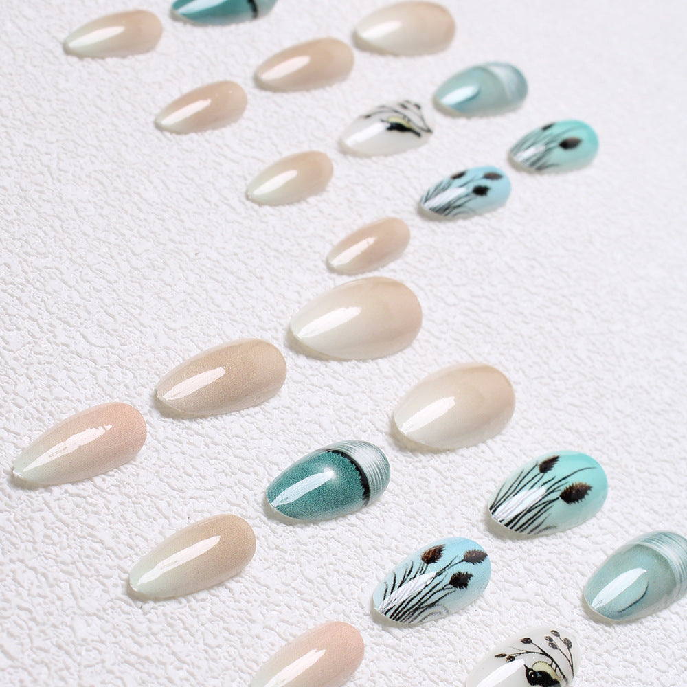 Artistic Nature-Inspired Press-On Nails Kalsten