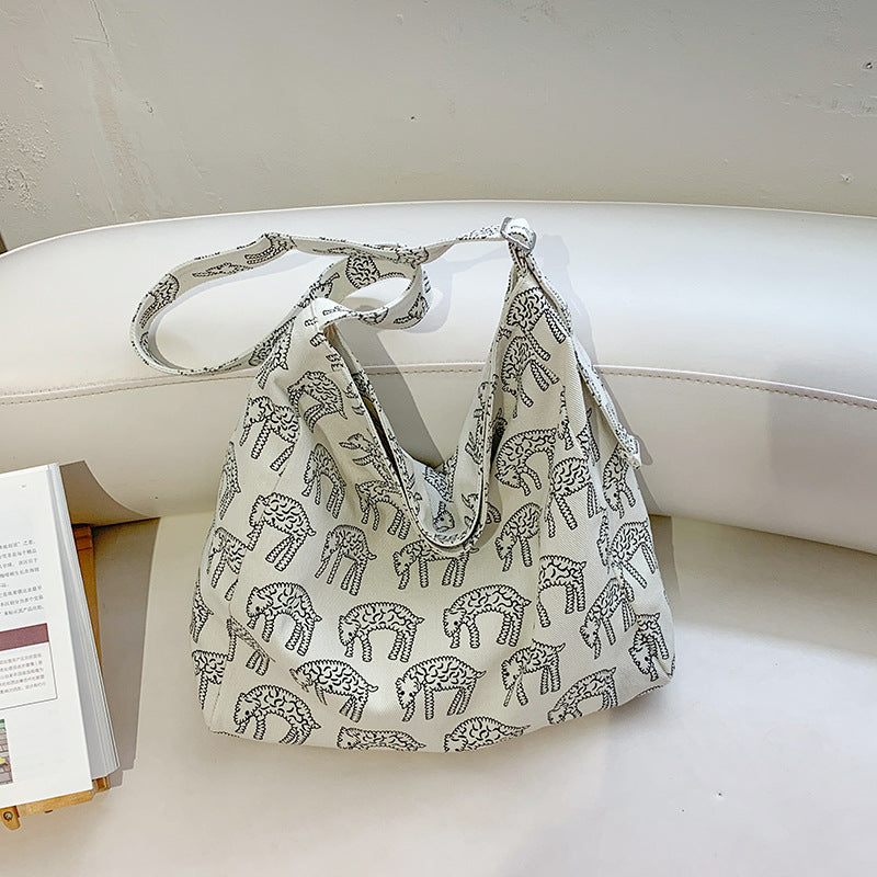 Eco-Friendly Elephant Print Tote Bag