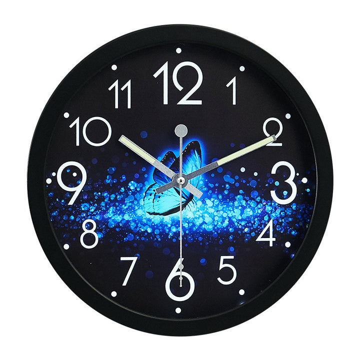 Wall clock with elegant butterfly design Kalsten