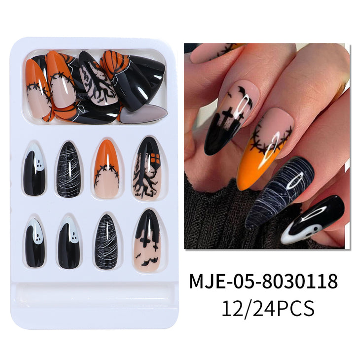 Artistic Abstract Press-On Nail Set Kalsten