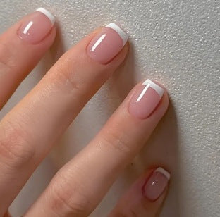 Chic French Tip Nail Enhancements Kalsten