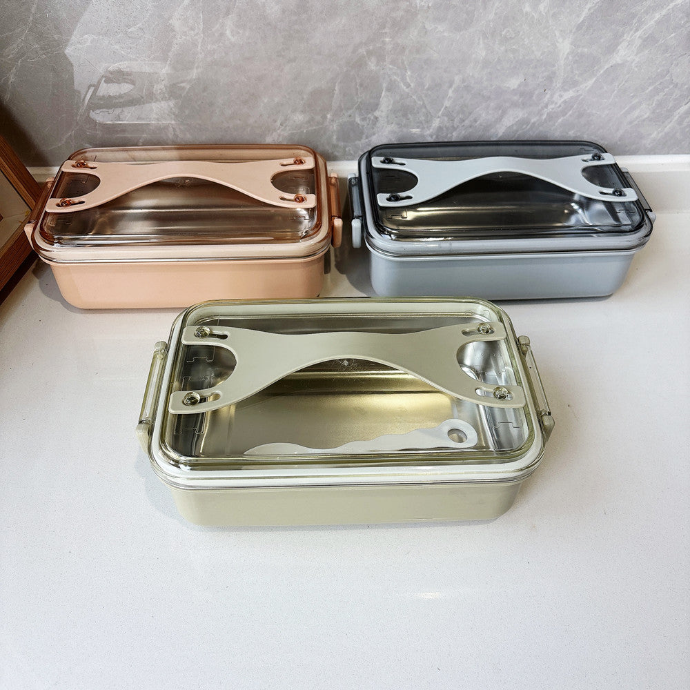 Multi-Section Glass Food Storage Container