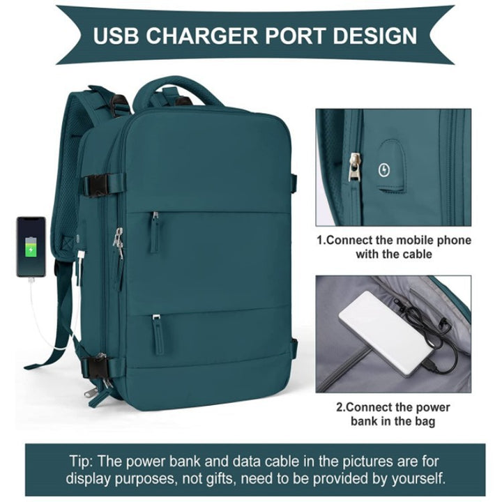 Practical travel bag with separate organizer Kalsten
