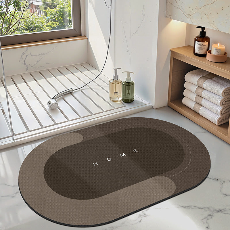 Modern Abstract Bathroom Mat