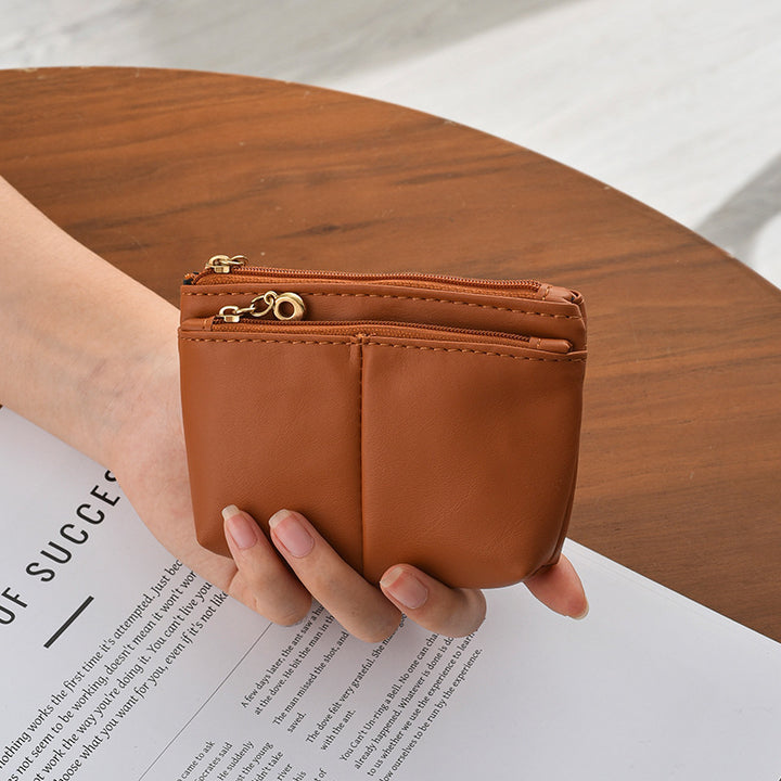 Compact Zippered Storage Coin Pouch Kalsten