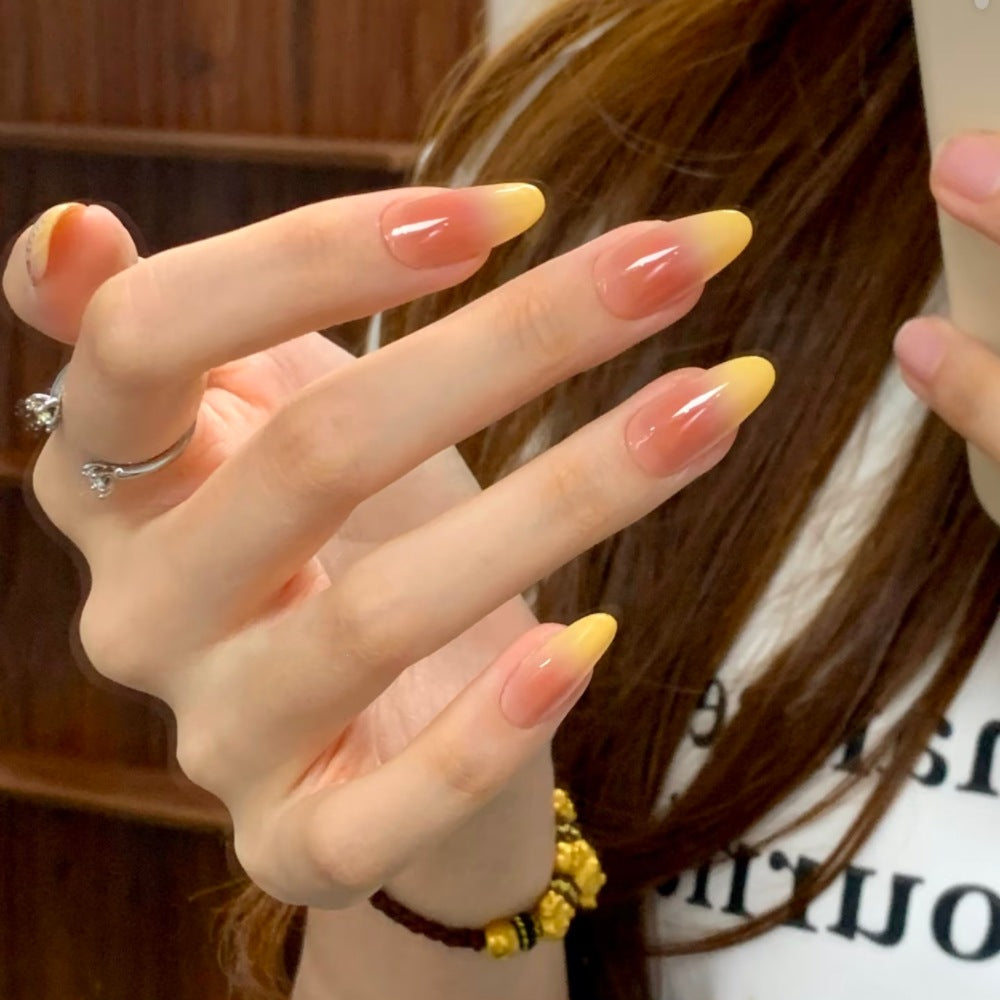 Ombre Press-On Nails with Glossy Finish Kalsten