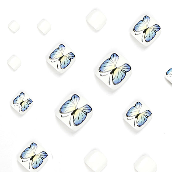 Artificial nails with butterfly design Kalsten