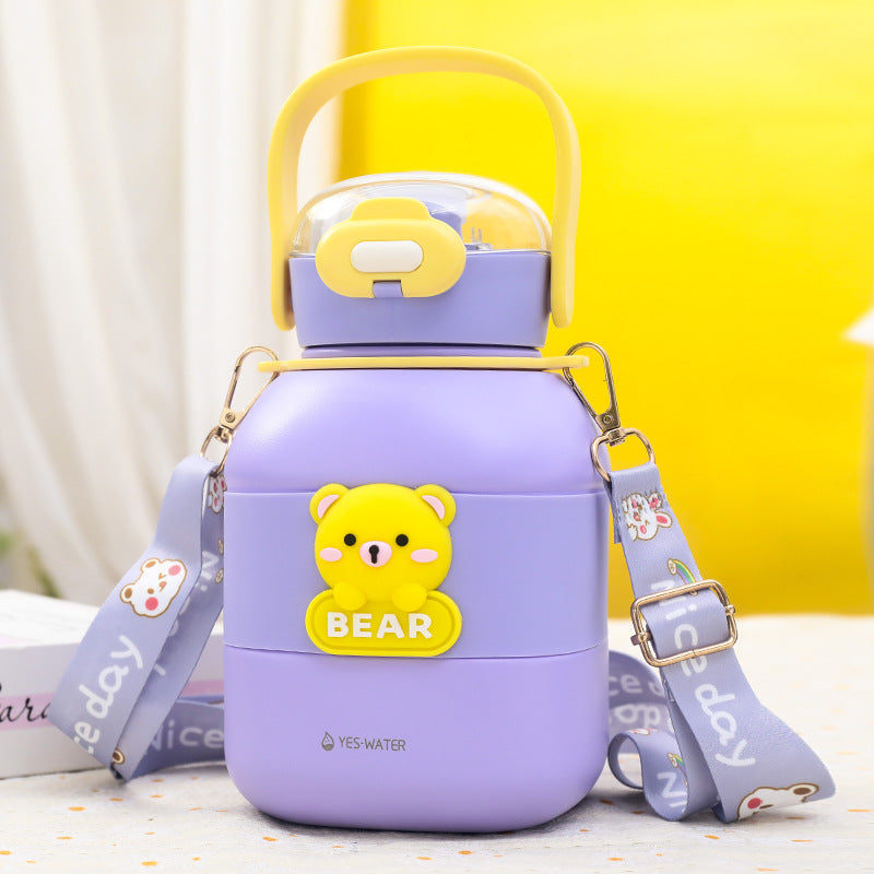 Creative water bottle with carrying strap Kalsten