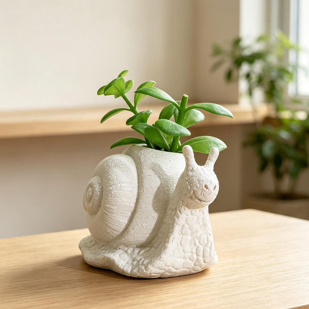 Plant pot with face motif Kalsten