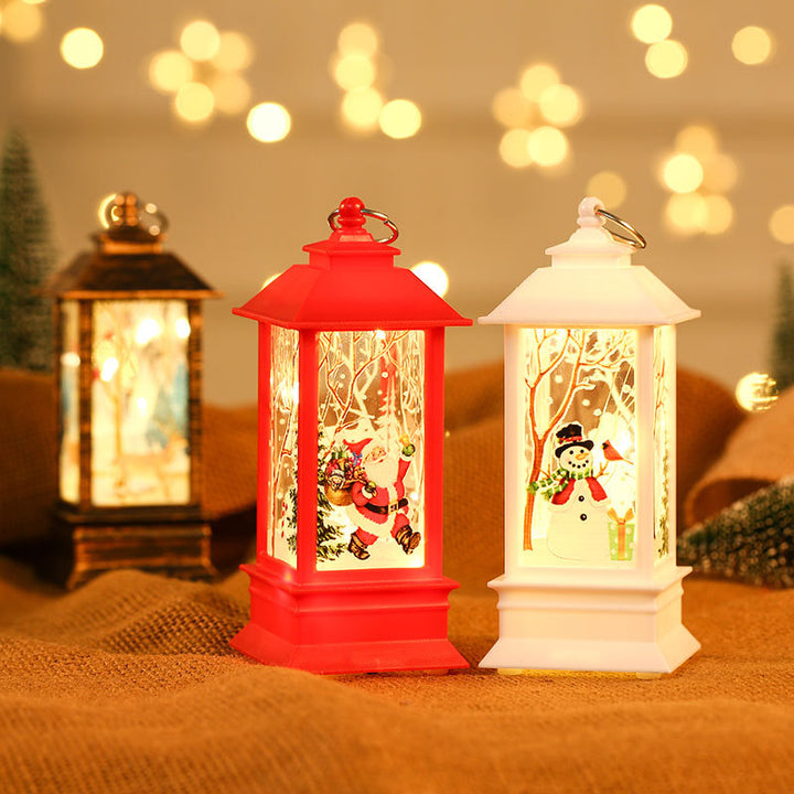 Decorative Lantern with Santa Theme Kalsten