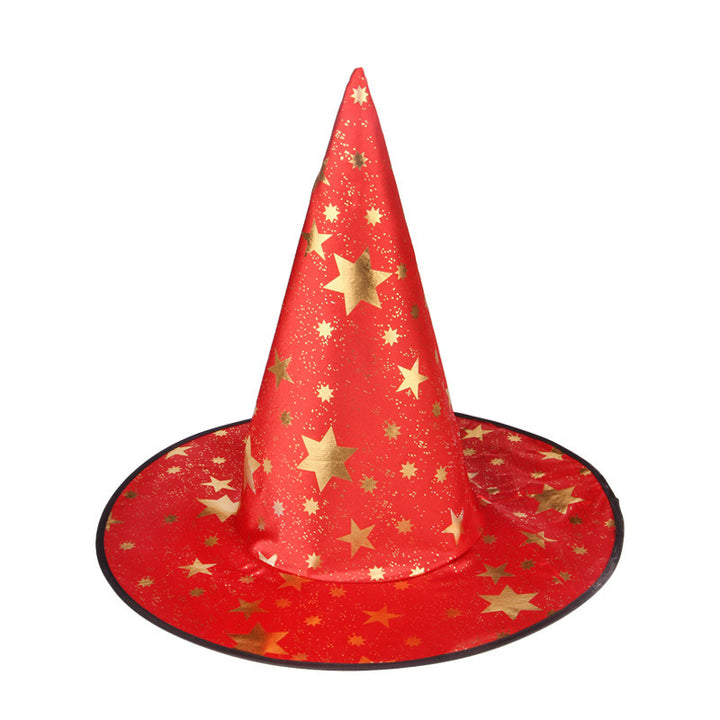 Glitter Starry Witch Hat