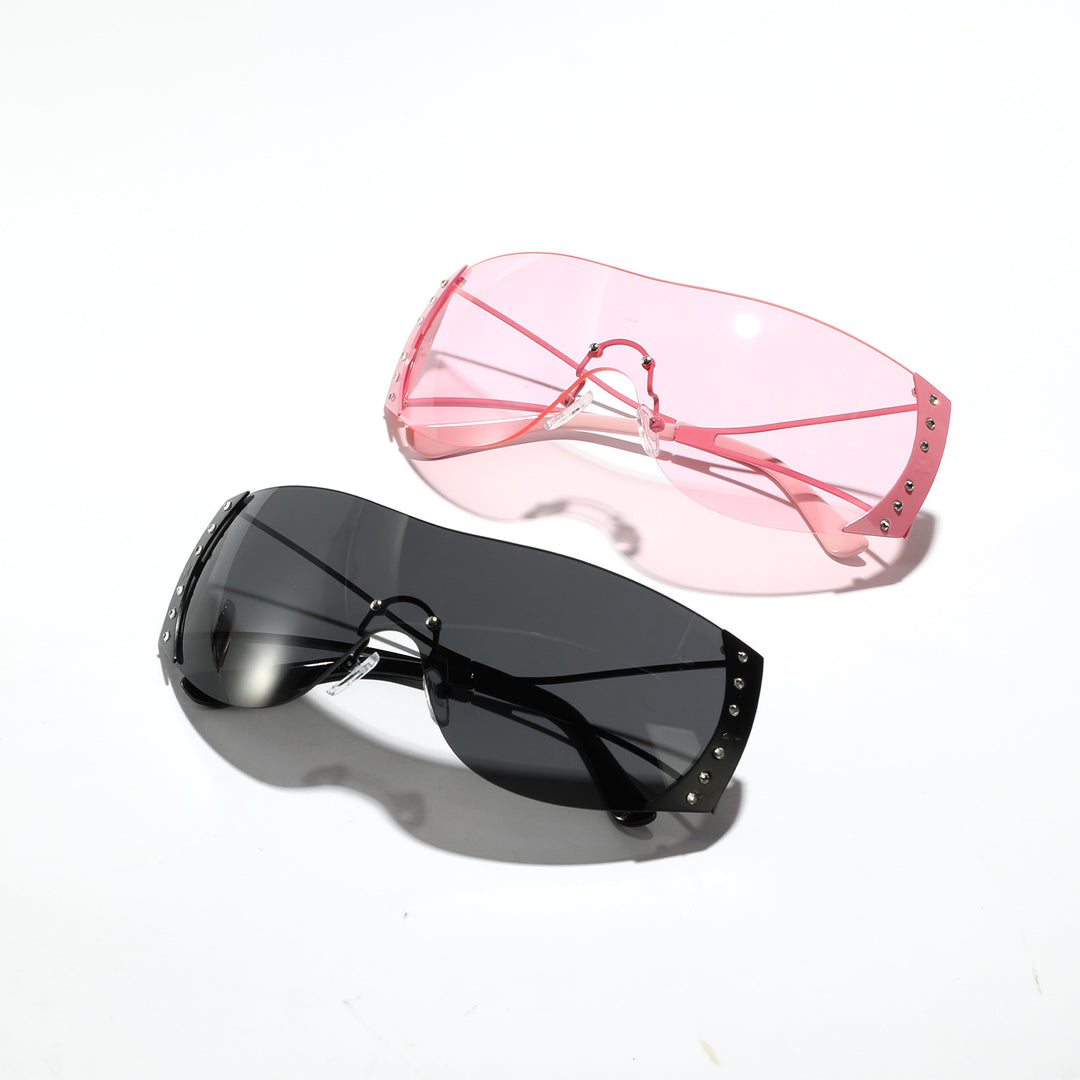 Women futuristic sunglasses with stylish frame and high-grade UV protection Kalsten