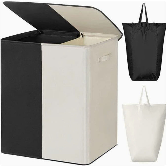 Stylish laundry container with practical handle Kalsten