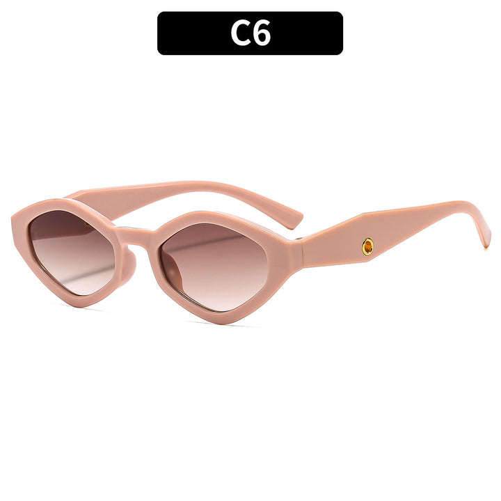 Fashionable Geometric Frame Sunglasses