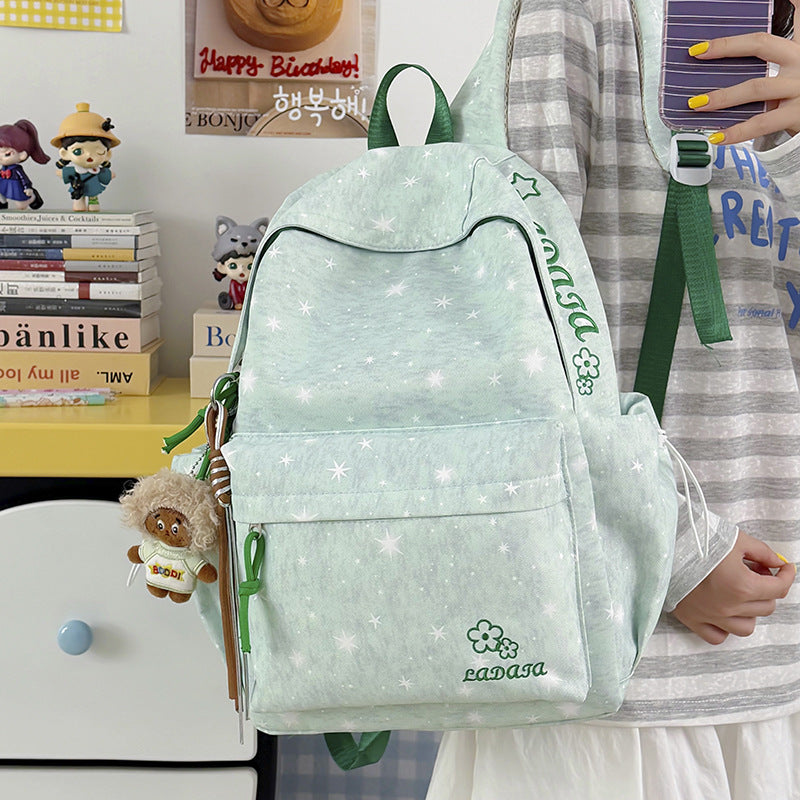 Star-Patterned Casual Backpack Kalsten