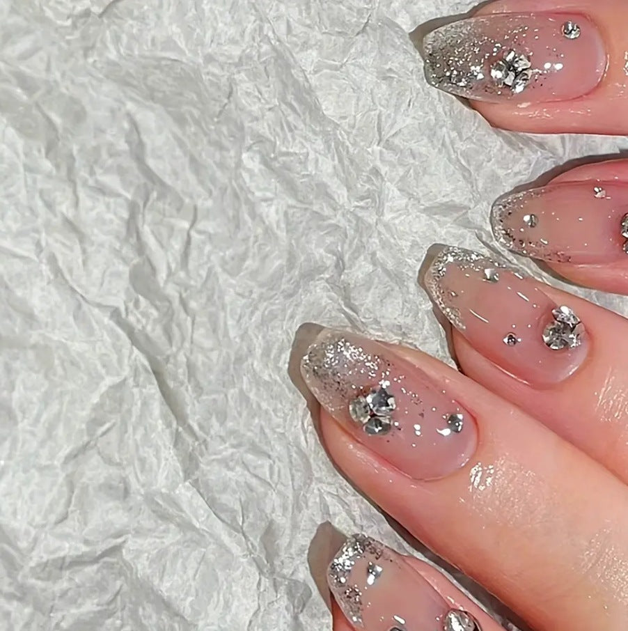 Elegant Crystal Decor Nail Art Kalsten