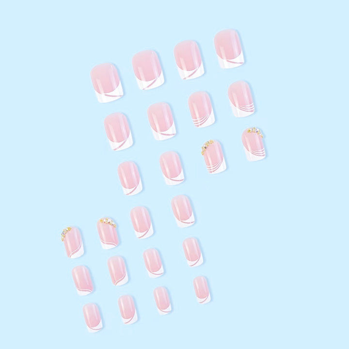 Nail art design with elegant accents Kalsten