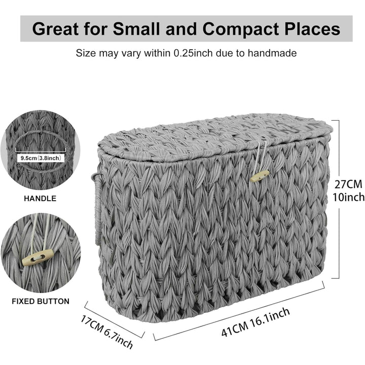 Handwoven Seagrass Storage Basket Kalsten