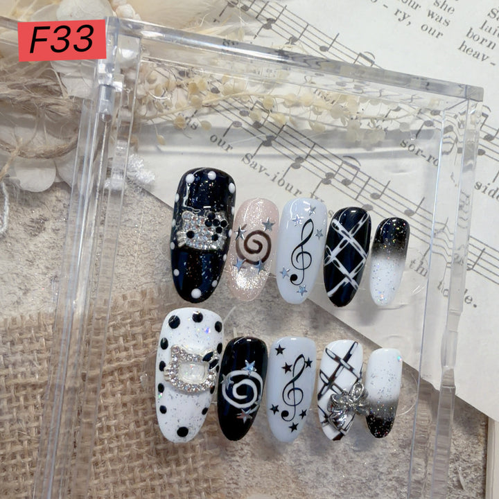Decorative Press-On Nail Art Set 1790731572