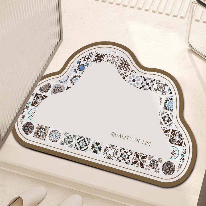 Decorative Cloud-Shaped Area Mat