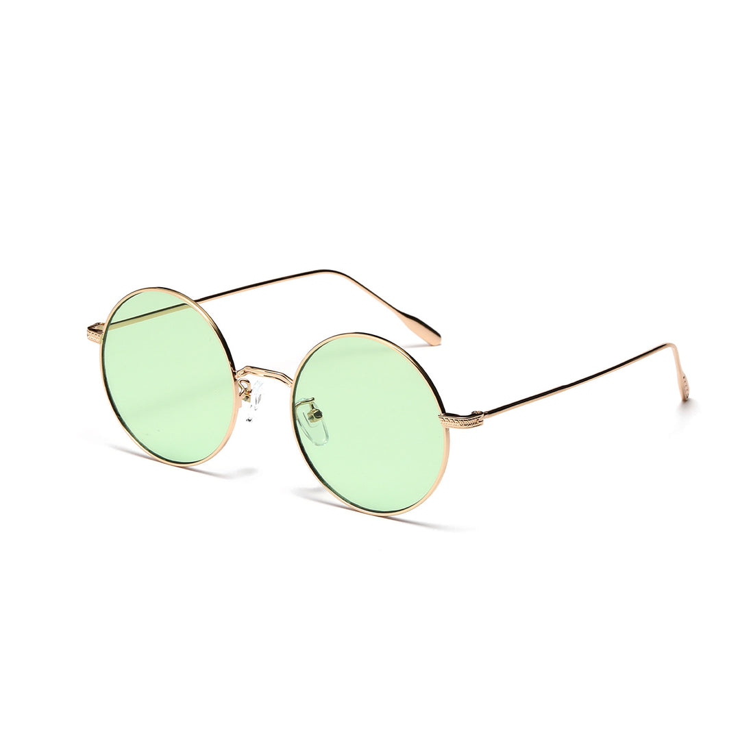 Women round fashionable sunglasses with glamorous frame Kalsten