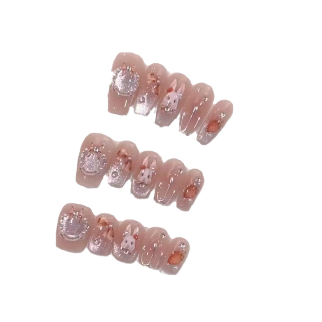 Artistic Themed Press-On Nail Art Set Kalsten