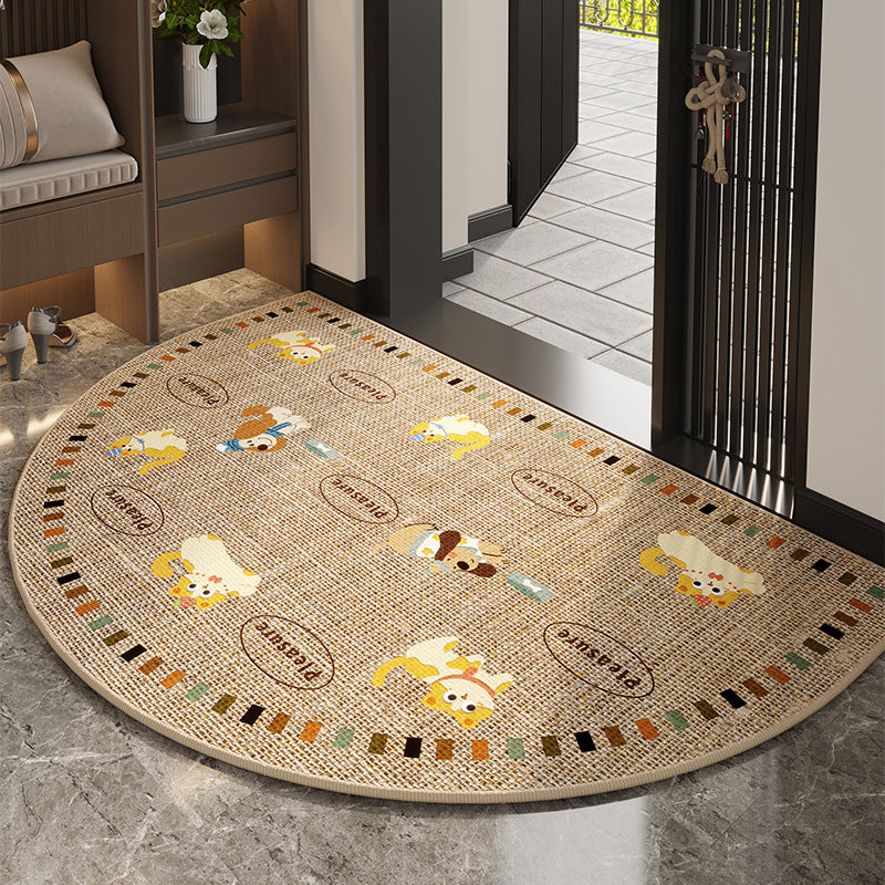 Geometric Patterned Welcome Mat