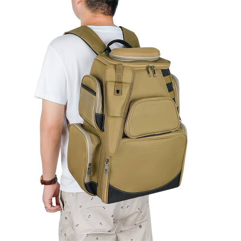 Multi-Compartment Fishing Tackle Backpack Kalsten