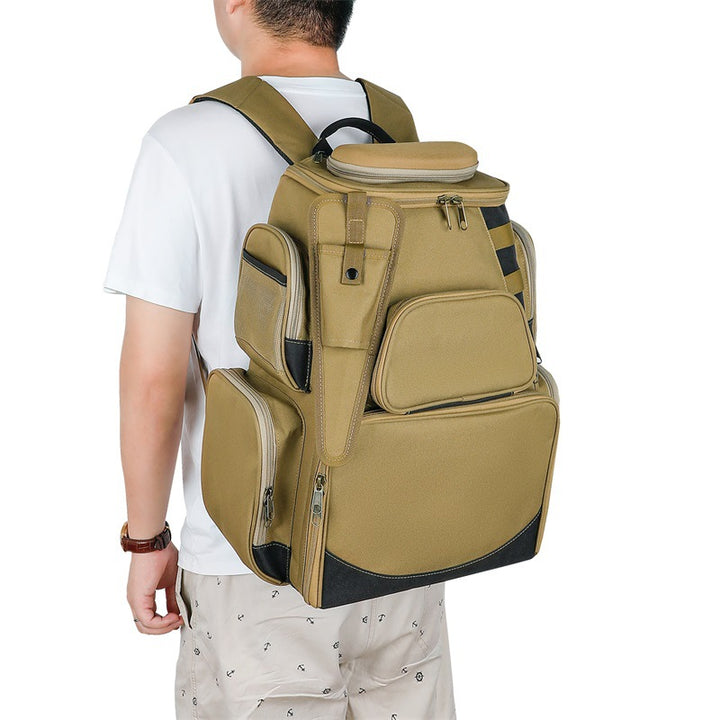 Multi-Compartment Fishing Tackle Backpack Kalsten