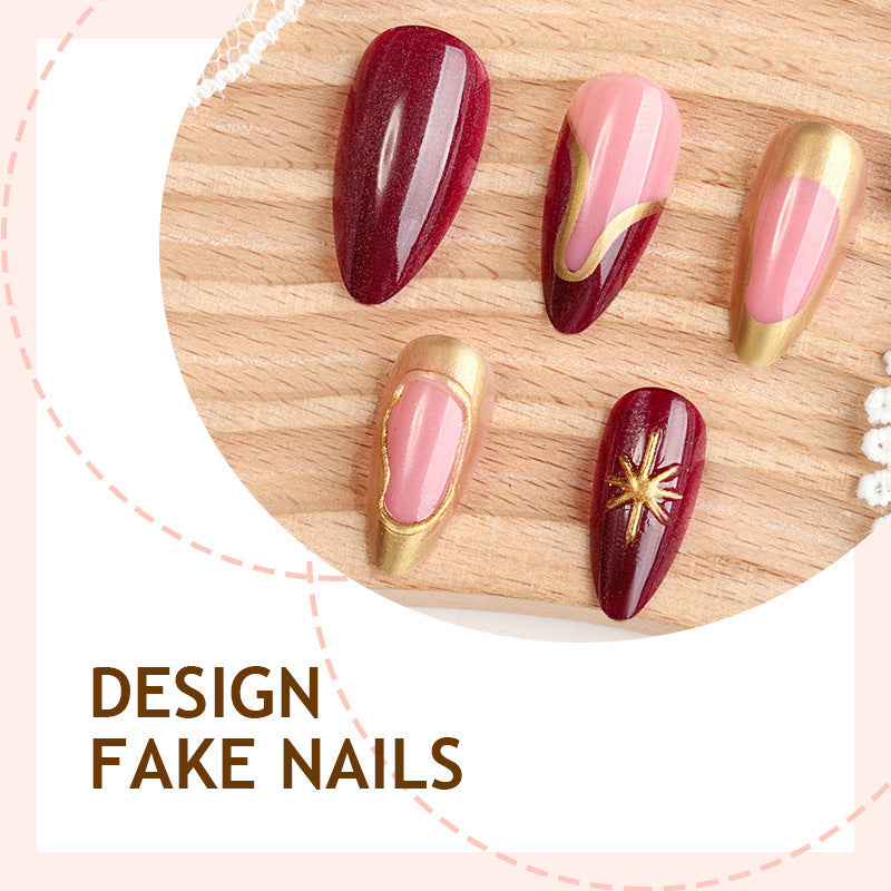 Artificial Nail Design Set with Luxurious Glamour Kalsten