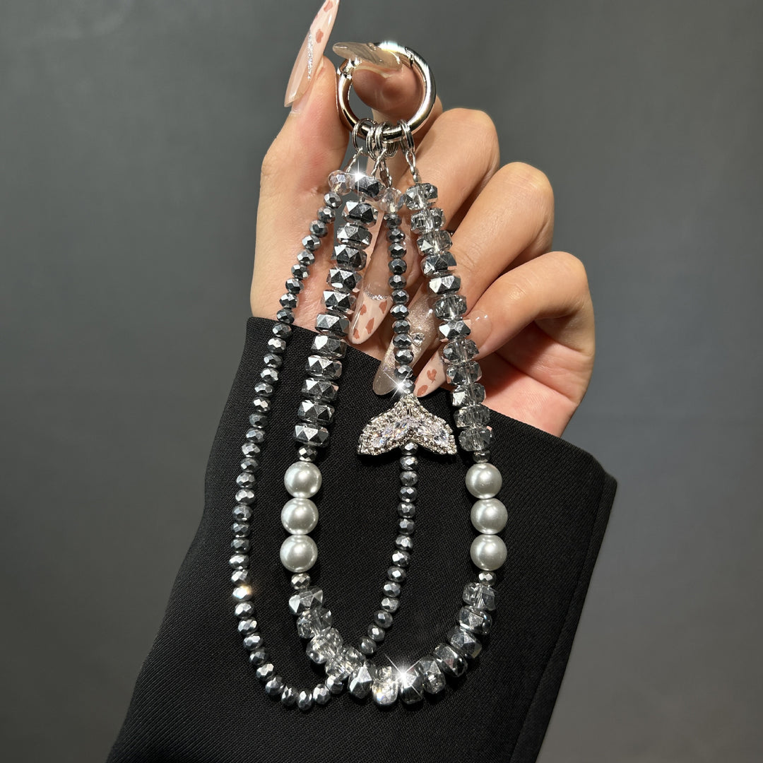 Elegant Beaded Charm Keychain Kalsten 1790135859