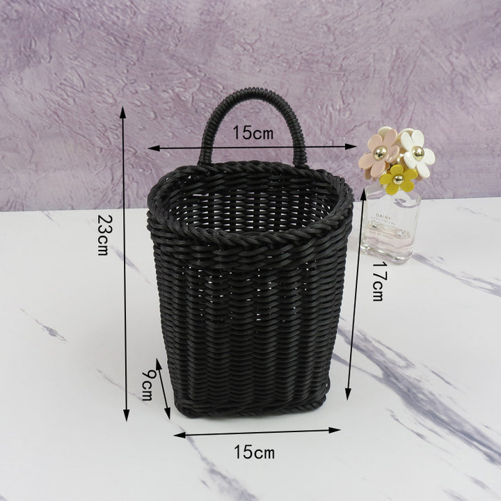 Woven Storage Basket with Handle Kalsten