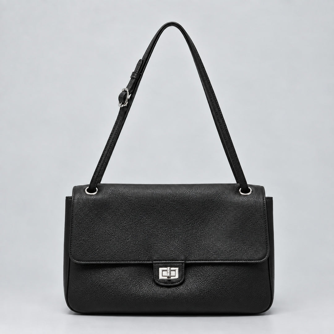 Elegant Leather Shoulder Handbag