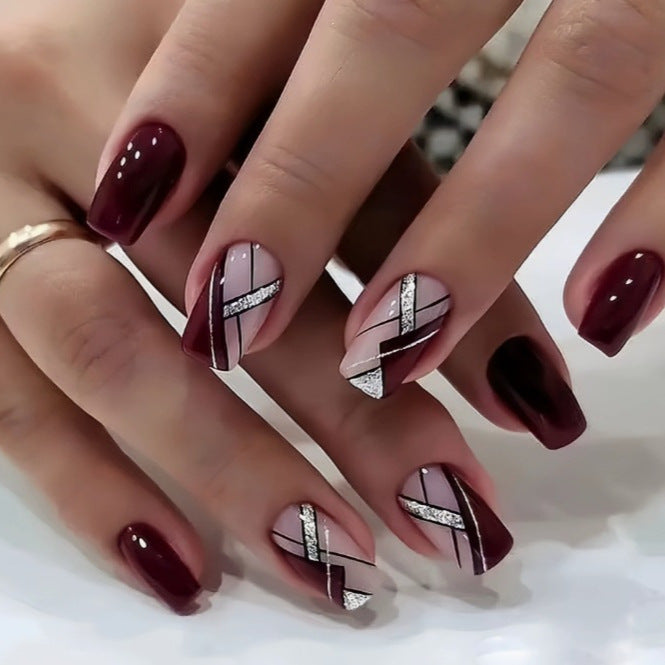 Geometric Nail Art Design Kalsten