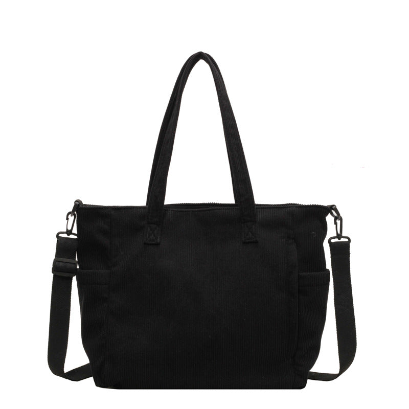 Textured Multi-Pocket Travel Tote Kalsten