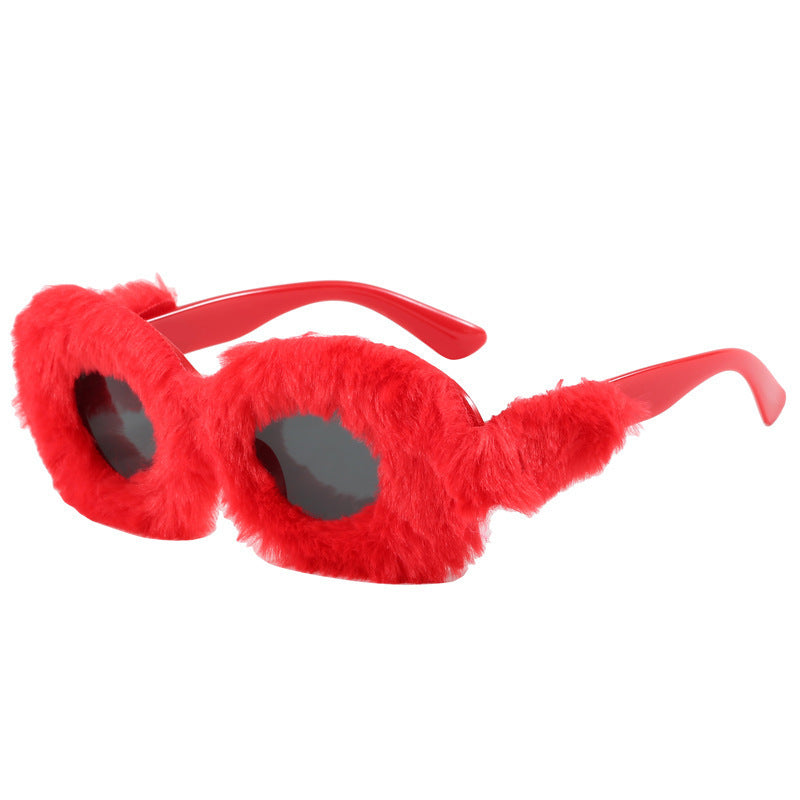 Women's fashionable sunglasses in trendy fleece design Kalsten