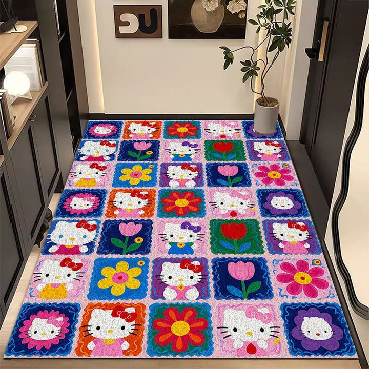 Floral Patterned Area Rug