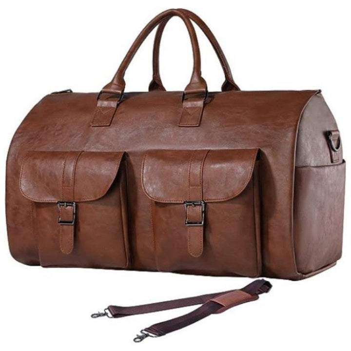 Elegant Travel Bag with Integrated Suit Compartment Kalsten