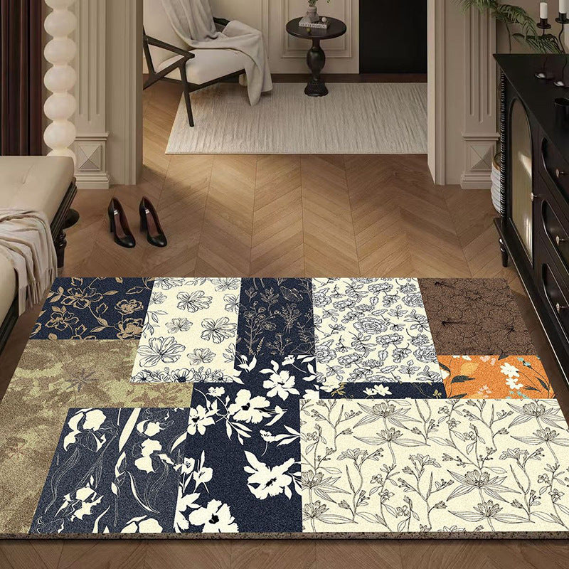 Floral Pattern Area Rug